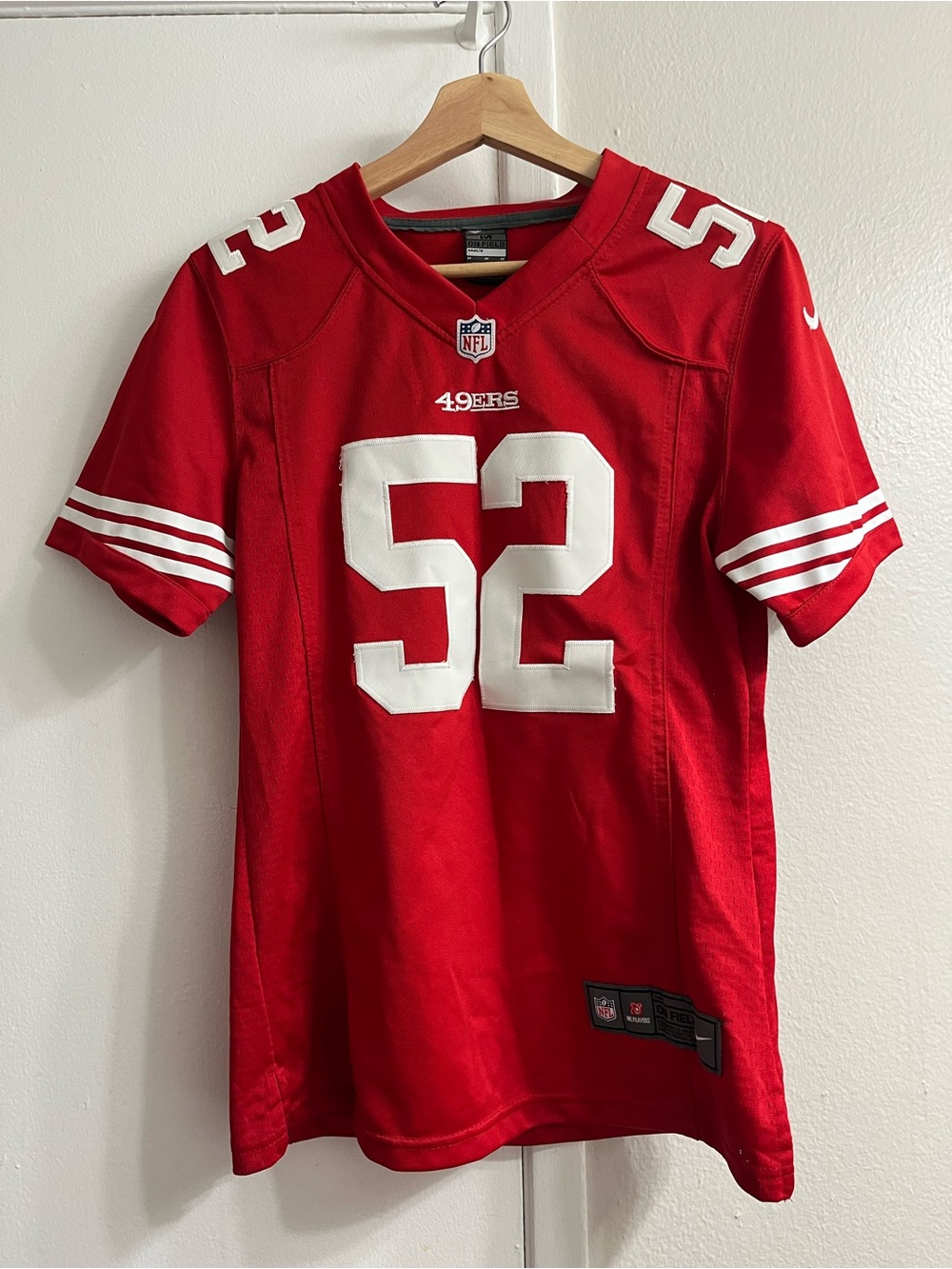 Authentic Nike 49ers Patrick Willis #52 Youth Jersey Size M